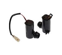 Windshield Washer Pump - 12V 24V High Strength Spray System, Front Glass Cleaning Fluid Delivery Unit, Automotive Visibility Safety Component for Driving Rain Dust Dirt Removal | Engine