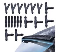 Windshield Washer Sprayer - Connector Pipe Joint Kit, Interchangeable Hose Fitting Set | Perfect for Car Cleaning System Tubing Linkage Fluid Distribution Maintenance Replacement Automotive Repair Usa