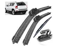 Windshield Wiper Blades Per Jeep Compass MK49 2006-2016 Set Di Spazzole Tergicristallo Anteriori E Posteriori Per Parabrezza, Parabrezza, Spazzole Per Vetri, 22"+20"+11"
