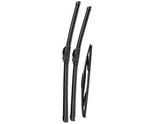 Windshield wipers Per Nissan Per Micra Per Marzo Per K13 2010-2015 Spazzole Tergicristallo Anteriori Posteriori 21"+14"+12" Sostituzione tergicristalli auto