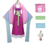 Windskids Maomao Costume Donna Cosplay Apothecary Diaries MAO MAO Fata Hanfu Uniforme Vestito Cintura con Collana Set per Fancy Dress Up Halloween Carnevale Festa Mascherata Anime Performance Costume