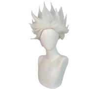 Windskids Ursula Cosplay Parrucca Donna Fancy Dress Up Sirena Strega Ursula Bianco Corto Anime Wig per Halloween Carnevale Festa Mascherata Costume Accessori Parrucca