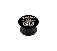 Windsor Castle Est. 1070 Berkshire England - Stampa color crema PopSockets PopGrip Adesivo