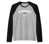 Windsor England Maglia con Maniche Raglan
