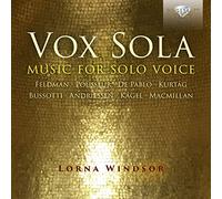 Lorna Windsor Vox Sola: Music for Solo Voice (CD) Album