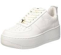 Windsor Smith Racerr, Sneaker a Collo Alto Donna, Bianco (Leather White), 36 EU