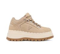 Windsor Smith - Sneakers da Donna in Pelle Scamosciata Marrone Sabbia con Plateau - Ultimatum