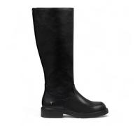 Windsorsmith Donna Benedizione Nero Finte Pelle Ginocchio Alto Zip Lunga Stivali