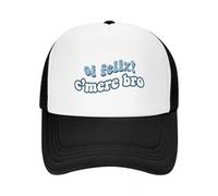 Windsoul Bangchan Vintage OI Felix! c'mere Bro Berretto da Baseball Divertente Cappello Snap Back Cappello Caps per Le Donne Uomo Cool