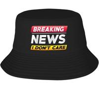 Windsoul Classico Berretto da Baseball Stile Unisex Personalizzato Ultime Notizie Non Mi Interessa Cappello da Secchio per Uomo Donna Stampato Estate Spiaggia Sole Campeggio cap Regalo