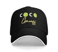 Windsoul Classico Coco Gauff Campione Regali Cappelli da Baseball Outdoor Uomo Donna Cappelli