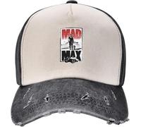 Windsoul Classico per Uomo Cappello da Cowboy retrò Mad Max Cappellini da Baseball Roba Vintage Angosciato Lavato Furia Road Movie Guerriero Azione Fantascienza Guida Auto Casquette Il Regalo