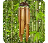 Windspiel 30 cm Klangspiel Bambù Legno Mobile Deko Feng Shui Giardino
