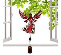 Windspiel Für Den Außenbereich - Engel-Windspiel - Gedenk-Windspiels | Sonnenfänger Mit Flügeln | Entspannender, Lauter Klang | Andenken Für Garten, Terrazza, Balkon, Zuhause, Beerdigung