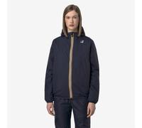 Windstop con cappuccio unisex LEE CLAUDE 4.0 WARM Blu M Tinta unita