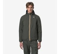 Windstop con cappuccio unisex LEE CLAUDE 4.0 WARM Verde XL Tinta unita