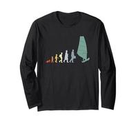 Windsurf d'Epoca Evolution Sailboarding Maglia a Manica