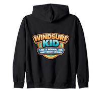 Windsurf Kid Like A Normal Kid Only Cooler Windsurf Ragazzi Felpa con Cappuccio