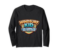 Windsurf Kid Like A Normal Kid Only Cooler Windsurf Ragazzi Maglia a Manica