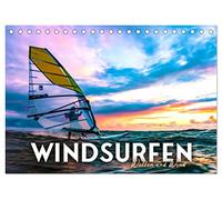 Windsurfen - Wellen und Wind (Tischkalender 2026 DIN A5 quer), CALVENDO Monatskalender: Mehr Wind als Welle.