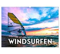 Windsurfen - Wellen und Wind (Wandkalender 2026 DIN A2 quer), CALVENDO Monatskalender: Mehr Wind als Welle.