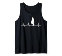 Windsurfer Cuore Pulsante Amante del Windsurf Canotta