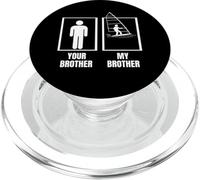 Windsurfer Your Brother My Brother Sister Funny Windsurf PopSockets PopGrip per MagSafe