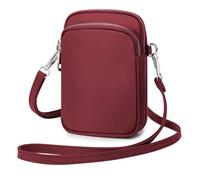 WindTook Borse a Tracolla Donna Piccola Borsa a Tracolla per Cellulare Donna Borsa per Cellulare Crossbody Bag Portamonete 11 x 5 x 17cm Rosso(per telefono cellulare da 5,8 pollici)