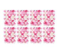 WindWilder 8x Parete di Fiore Artificiale Muro di Rose Matrimonio Strada Sfondo fai da te Fotografia Sfondo Decorazione Pannelli Floreali per Matrimonio Giardino Home Decor 40x60cm
