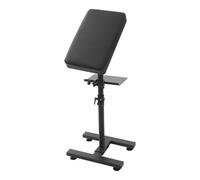 WindWilder Bracciolo per tatuaggi, regolabile in altezza, 90-120 cm, esclusivo supporto regolabile per tatuaggi, con ripiano portaoggetti, nero