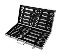WindWilder Set di Chiavi a Cricchetto 22tlg 6-32mm Set di Chiavi a Cricchetto Chiave a Bocca Chiave a Forcella Strumento Chiave a Cricchetto a Giunto Set di Chiavi ad Anello con Scatola (Testa Fissa)
