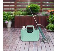 WindWilder Spruzzatore a pressione a batteria 5L/1.1 Gal, spruzzatore elettrico per piante con USB e maniglia, spruzzatore portatile da giardino con 5 ugelli, avvio on-click, spruzzatore elettrico a
