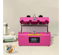 WindWilder Tumbler Mug Heat Press Macchina con indicatore LED 550 W 220 V, pressa per tazze bianche da 260 - 700 ml/11 - 30 oz (rosa)
