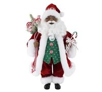 Windy Hill 166316E - Babbo Natale, 40,6 cm, colore: Nero