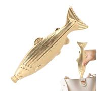 Wine Bottle - 5 oz Fish Shape Whiskey Drinkware, Stainless Steel Flask with Lid, Top Portable Bottle, Pocket-Sized Drink Accessory for Men, Women, Camping, Travel, Picnic, Fishing, Hiking