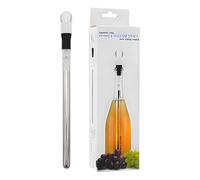 Wine Bottle Chiller Stick - Stainless Steel Wine Cooling Wand For Wiine Lovers | Rapid Wines Chilling Rod | Wines Chilling Stick With Stopper And Pourer | Stainless Steel Wiine