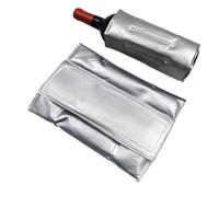 Wine Bottle Cooler Sleeve, Flexible Insulated Chiller, Reusable Gel