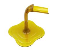 Wine Bottle Holder - 9x7.6x7.7cm Spilled Design,Translucent decorative holders | Funny wines display for home, kitchen, bakery décor, party table accents, gift presentation, stylish beverage showcase