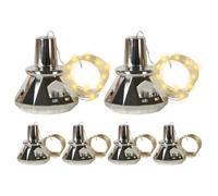 Wine Bottle Lights - Solar Powered Illumination 6 Pack Universal Cork Fairy String Light , Sensitive Dusk Sensor + Flexible Copper Wire | IP65 Waterproof Internal Grade Seal For Garden & Patio