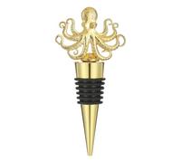 Wine Bottle Stopper | Funny Metal Octopus | Airtight Reusable