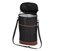 Wine Carrier - Insulated Bottle Transport Tote, Leakproof Beverage Storage Bag with Thermal Protection Lining, Adjustable Handle Portable Design, Ideal for Beach Gatherings Travel Picnics Camping