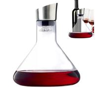 Wine Decanter - Wine Carafe | Crystal Wine Decanter | 1500 ml Crystal Glass Wine Carafe Bottle With Built-in-Dispenser, Wine Dispenser, Wine Hand-Held Aerator For White And Red Wine, Wine Aerator