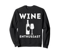Wine Enthusiast Cantina Distressed per Le Mamme Che bevono Vino Felpa