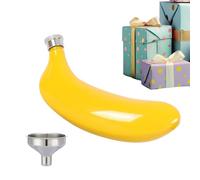Wine Flask - 5oz Banana Shape Stainless Steel Alcohol Bottle