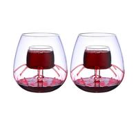 Wine Glass - 1Pc Built-in Aerator Flat Bottom Goblet, Wine Pourer Decanter | Glass Material Accelerates Oxidation Functionality For Perfect Bouquet Tasting Scenarios Table Decor Indoor Home Party