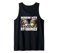 Wine Gnomes for Women And Men Funny Drinking with My Gnomies Canotta
