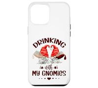 Wine Lover Gnomes - Drinking With My Gnomies - Funny Gnome Custodia per iPhone 12 Pro Max