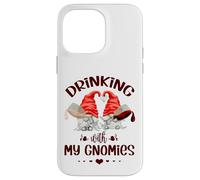 Wine Lover Gnomes - Drinking With My Gnomies - Funny Gnome Custodia per iPhone 14 Pro Max
