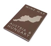 Wine Map of Austria & Hungary - Bookshelf Edition