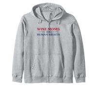 Wine Moms for Human Rights, attivista per la Difesa degli immigrati Felpa con Cappuccio